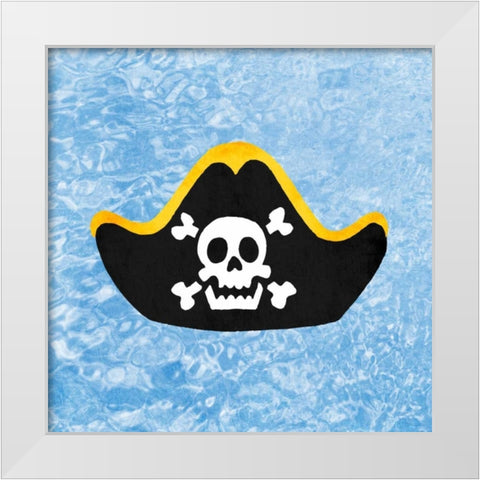 Pirates Hat White Modern Wood Framed Art Print by Prime, Marcus