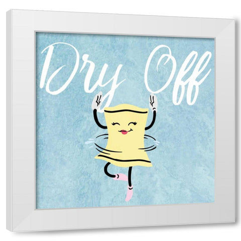 Dry Dance White Modern Wood Framed Art Print by Prime, Marcus