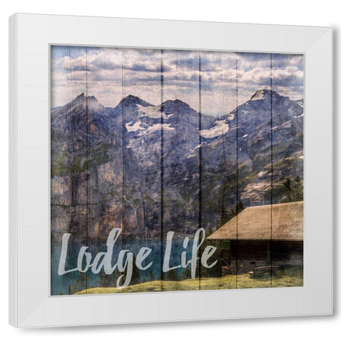 Lodge Dreams White Modern Wood Framed Art Print by Prime, Marcus