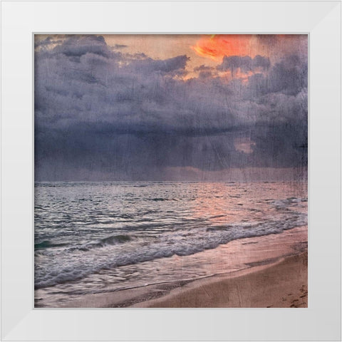 Morning Sea Breeze 1 White Modern Wood Framed Art Print by Prime, Marcus
