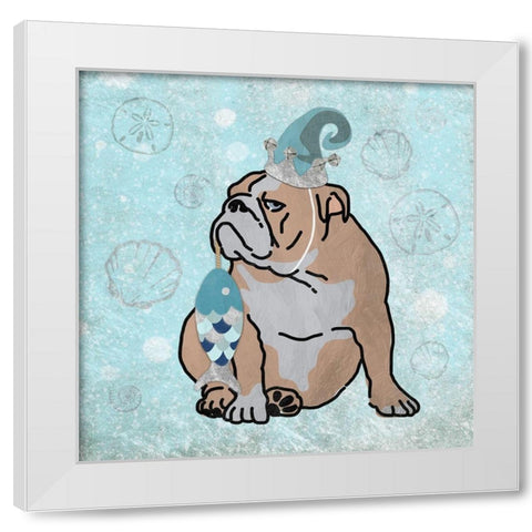 Merry Seasmas White Modern Wood Framed Art Print by Prime, Marcus