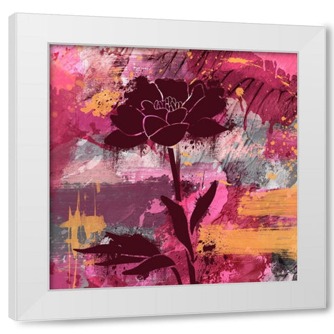 Urban Floral 1 White Modern Wood Framed Art Print by Prime, Marcus