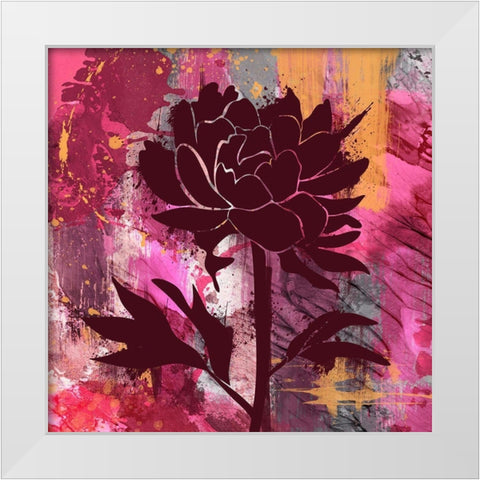 Urban Floral 2 White Modern Wood Framed Art Print by Prime, Marcus