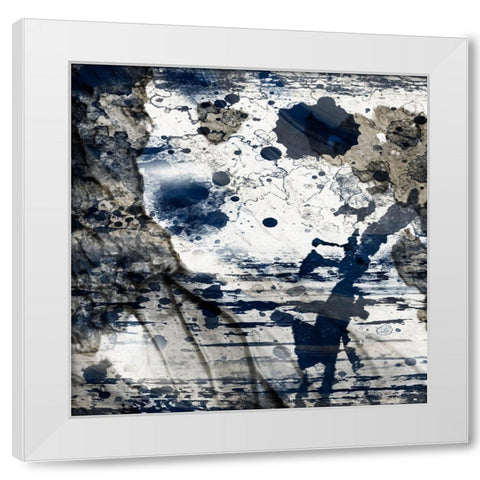 Cerulean Shimmer 1 White Modern Wood Framed Art Print by Prime, Marcus