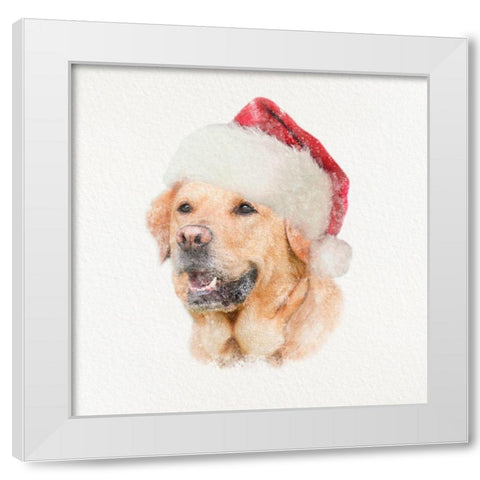 Christmas Rover 1 White Modern Wood Framed Art Print by Prime, Marcus