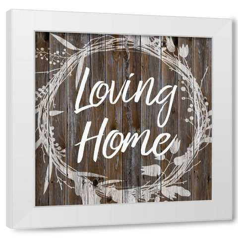 Loving Home 2 White Modern Wood Framed Art Print by Prime, Marcus