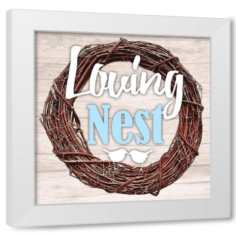 Loving Nest 2 White Modern Wood Framed Art Print by Prime, Marcus