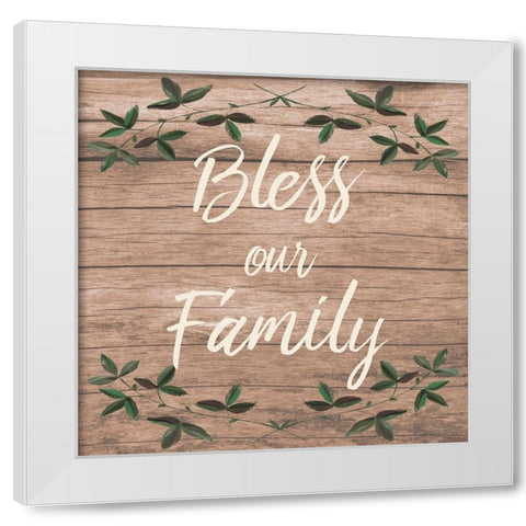 Blessed Family 1 White Modern Wood Framed Art Print by Prime, Marcus