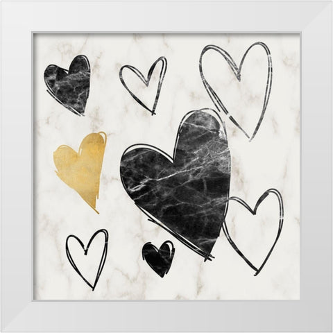 Love Multiplied 1 White Modern Wood Framed Art Print by Prime, Marcus