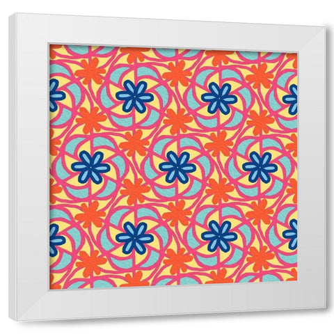 Summer Mandala 1 White Modern Wood Framed Art Print by Prime, Marcus