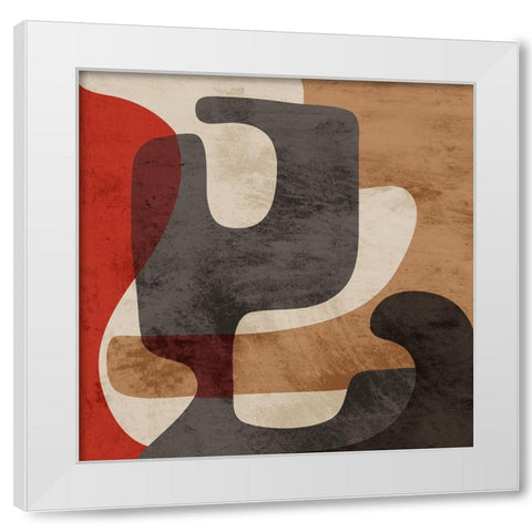 Distracted Beauty 1 White Modern Wood Framed Art Print by Prime, Marcus