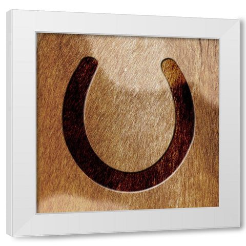 Horse Shoeing Around White Modern Wood Framed Art Print by Prime, Marcus