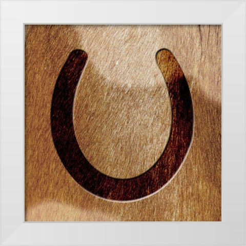 Horse Shoeing Around White Modern Wood Framed Art Print by Prime, Marcus