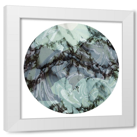 Evolutionary 1 Circle White Modern Wood Framed Art Print by Prime, Marcus