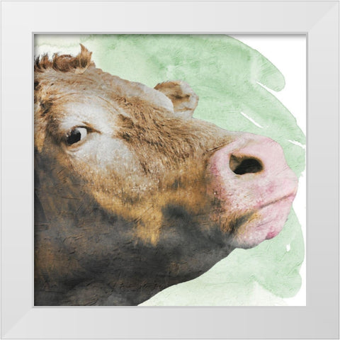 Agnes In Love White Modern Wood Framed Art Print by Prime, Marcus