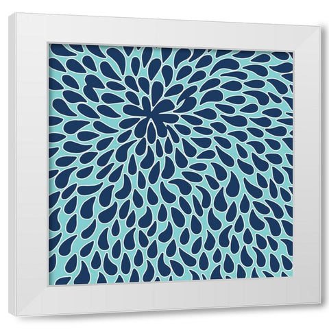 Retro Splash 1 White Modern Wood Framed Art Print by Prime, Marcus