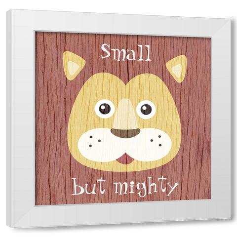 Mighty Small 1 White Modern Wood Framed Art Print by Prime, Marcus