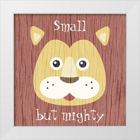 Mighty Small 1 White Modern Wood Framed Art Print by Prime, Marcus