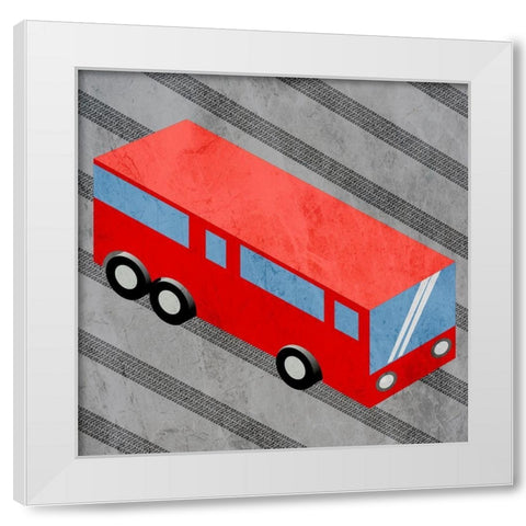 Moving Traffic 1 White Modern Wood Framed Art Print by Prime, Marcus