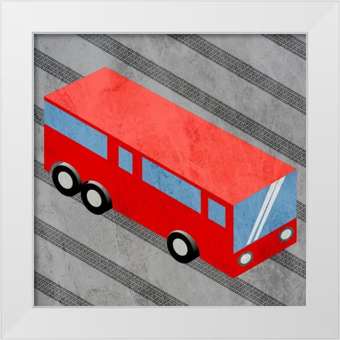 Moving Traffic 1 White Modern Wood Framed Art Print by Prime, Marcus