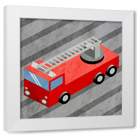 Moving Traffic 2 White Modern Wood Framed Art Print by Prime, Marcus