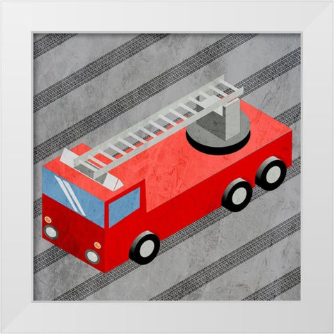 Moving Traffic 2 White Modern Wood Framed Art Print by Prime, Marcus