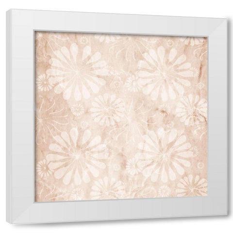 Floral Marble 1 White Modern Wood Framed Art Print by Prime, Marcus