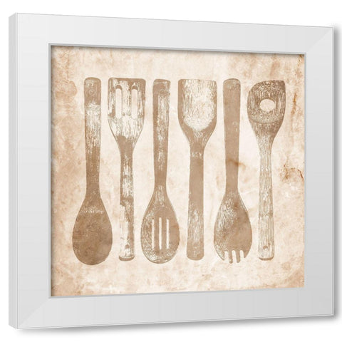 Kitchen Tools 1 White Modern Wood Framed Art Print by Prime, Marcus