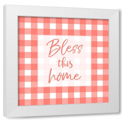 Gingham Quotes 2 White Modern Wood Framed Art Print by Prime, Marcus