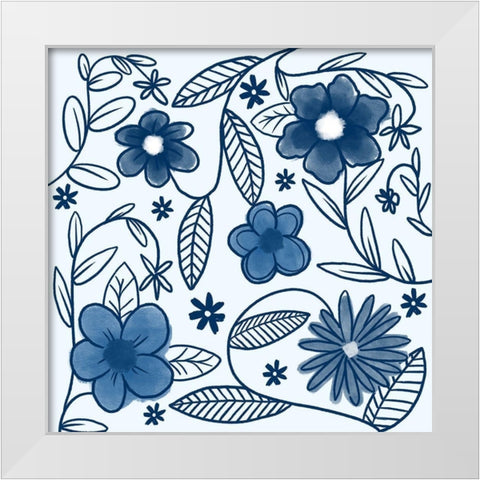 Thriving Beauty 1 White Modern Wood Framed Art Print by Prime, Marcus