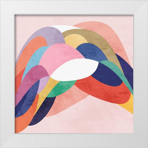 Geometric Oblivion 1 White Modern Wood Framed Art Print by Prime, Marcus