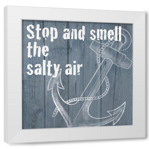 Salty Air 1 White Modern Wood Framed Art Print by Prime, Marcus