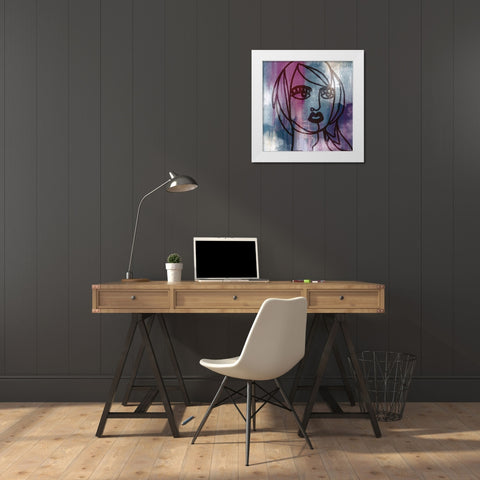Mademoiselle 1 White Modern Wood Framed Art Print by Prime, Marcus