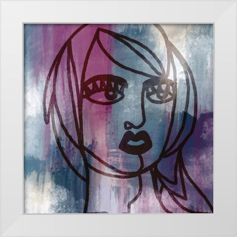 Mademoiselle 1 White Modern Wood Framed Art Print by Prime, Marcus