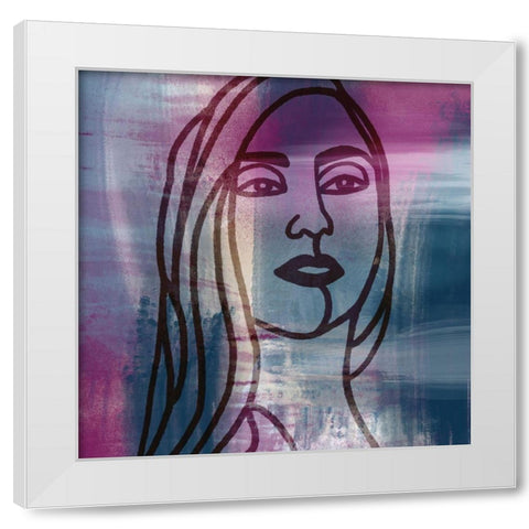 Mademoiselle 2 White Modern Wood Framed Art Print by Prime, Marcus