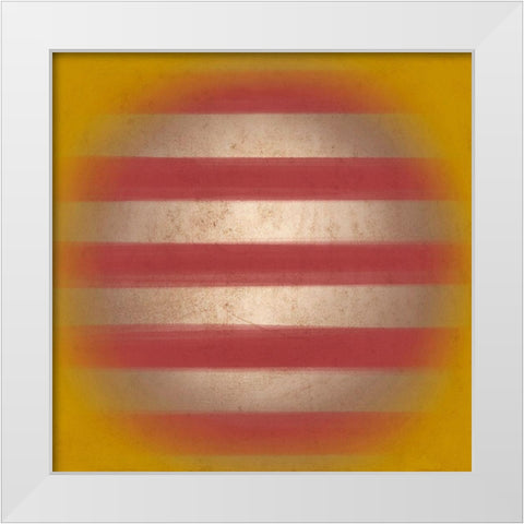 Blurred Line View 1 White Modern Wood Framed Art Print by Prime, Marcus