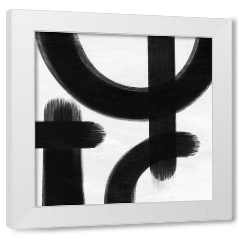 Abstract Statements 2 White Modern Wood Framed Art Print by Prime, Marcus