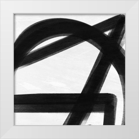 Abstract Statements 4 White Modern Wood Framed Art Print by Prime, Marcus