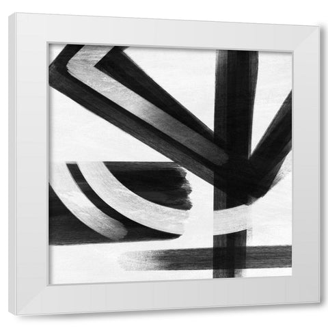 Abstract Statements 5 White Modern Wood Framed Art Print by Prime, Marcus