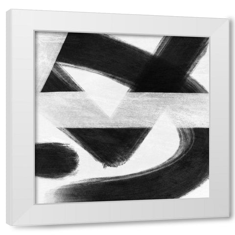 Abstract Statements 7 White Modern Wood Framed Art Print by Prime, Marcus