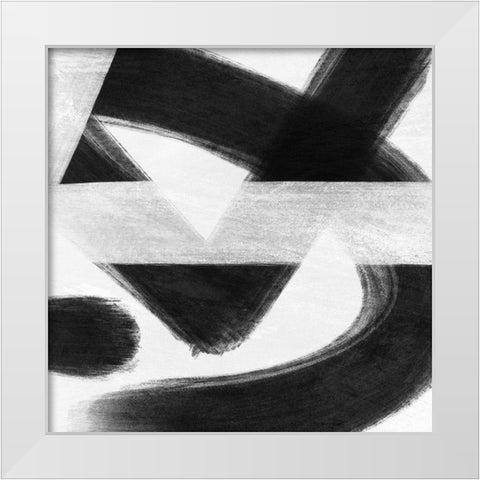Abstract Statements 7 White Modern Wood Framed Art Print by Prime, Marcus
