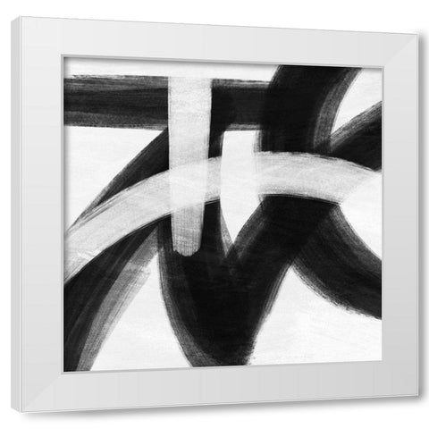 Abstract Statements 8 White Modern Wood Framed Art Print by Prime, Marcus