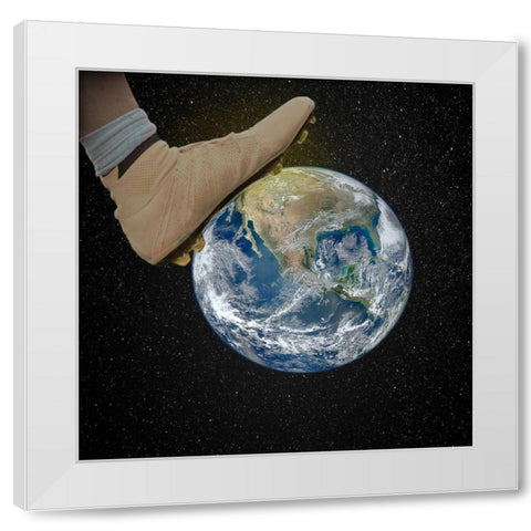 Earthly Games 1 White Modern Wood Framed Art Print by Prime, Marcus