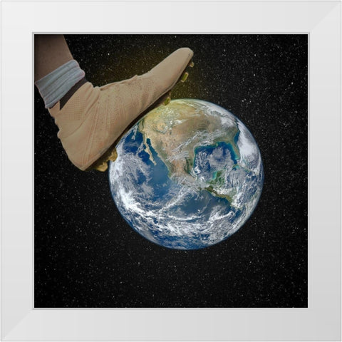 Earthly Games 1 White Modern Wood Framed Art Print by Prime, Marcus