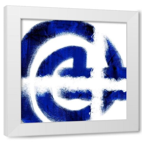 Indigo Prophecy 2 White Modern Wood Framed Art Print by Prime, Marcus