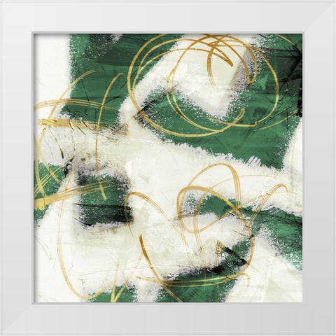 Emerald Mustard Prophecy 1 White Modern Wood Framed Art Print by Prime, Marcus