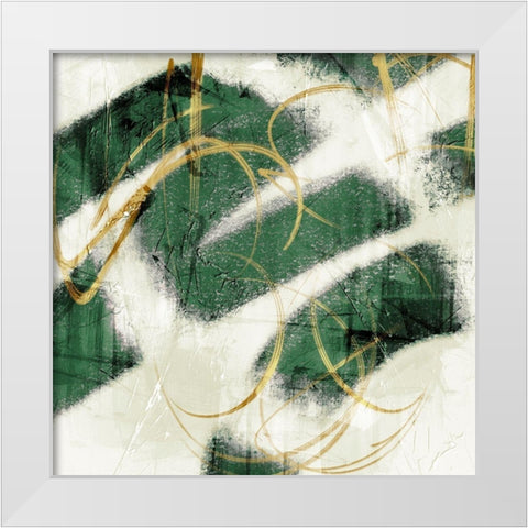 Emerald Mustard Prophecy 2 White Modern Wood Framed Art Print by Prime, Marcus