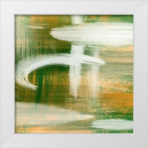 Jade Sunset 1 White Modern Wood Framed Art Print by Prime, Marcus