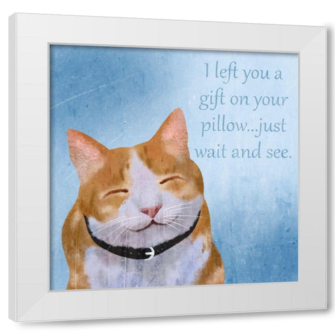 Pillow Gifts 1 White Modern Wood Framed Art Print by Prime, Marcus
