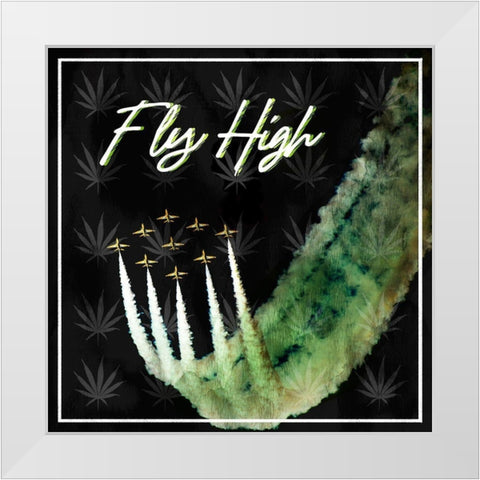 Fly High 1 White Modern Wood Framed Art Print by Prime, Marcus